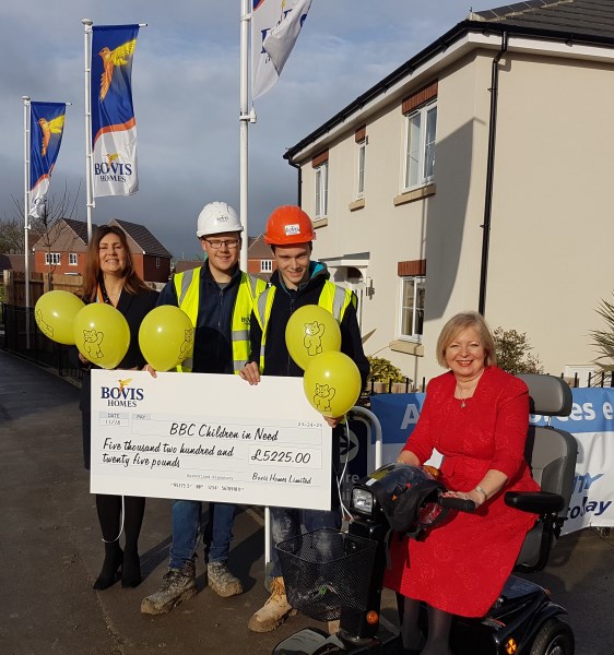 Bovis Homes customers raise funds for Children in Need